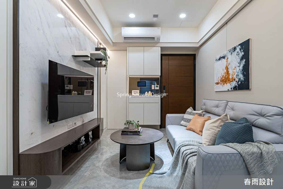 新成屋(5年以下)＿現代風玄關客廳案例圖片＿春雨設計＿春雨_191 新濠漾之3