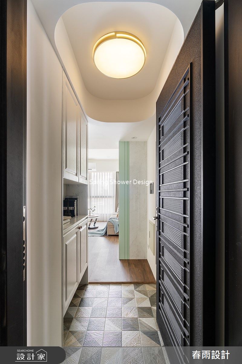 中古屋(5~15年)＿美式風玄關案例圖片＿春雨設計＿春雨_192 福林國典之1