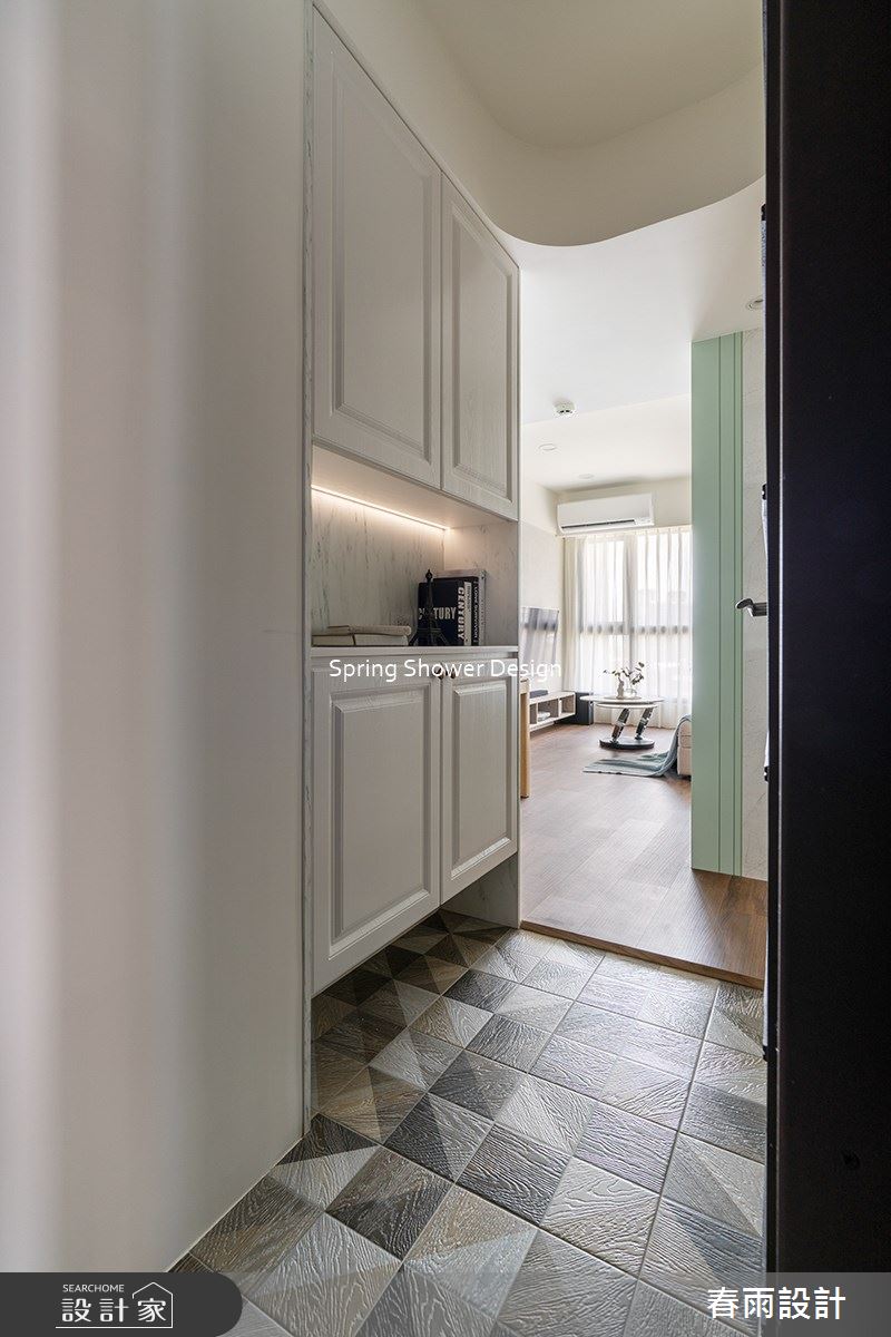 中古屋(5~15年)＿美式風玄關案例圖片＿春雨設計＿春雨_192 福林國典之3