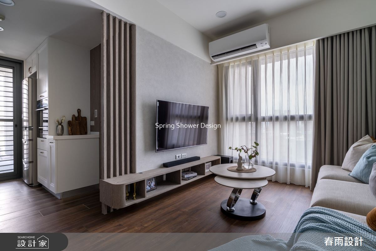 中古屋(5~15年)＿美式風客廳廚房案例圖片＿春雨設計＿春雨_192 福林國典之11