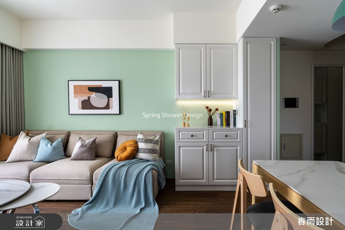 中古屋(5~15年)＿美式風客廳餐廳案例圖片＿春雨設計＿春雨_192 福林國典之13