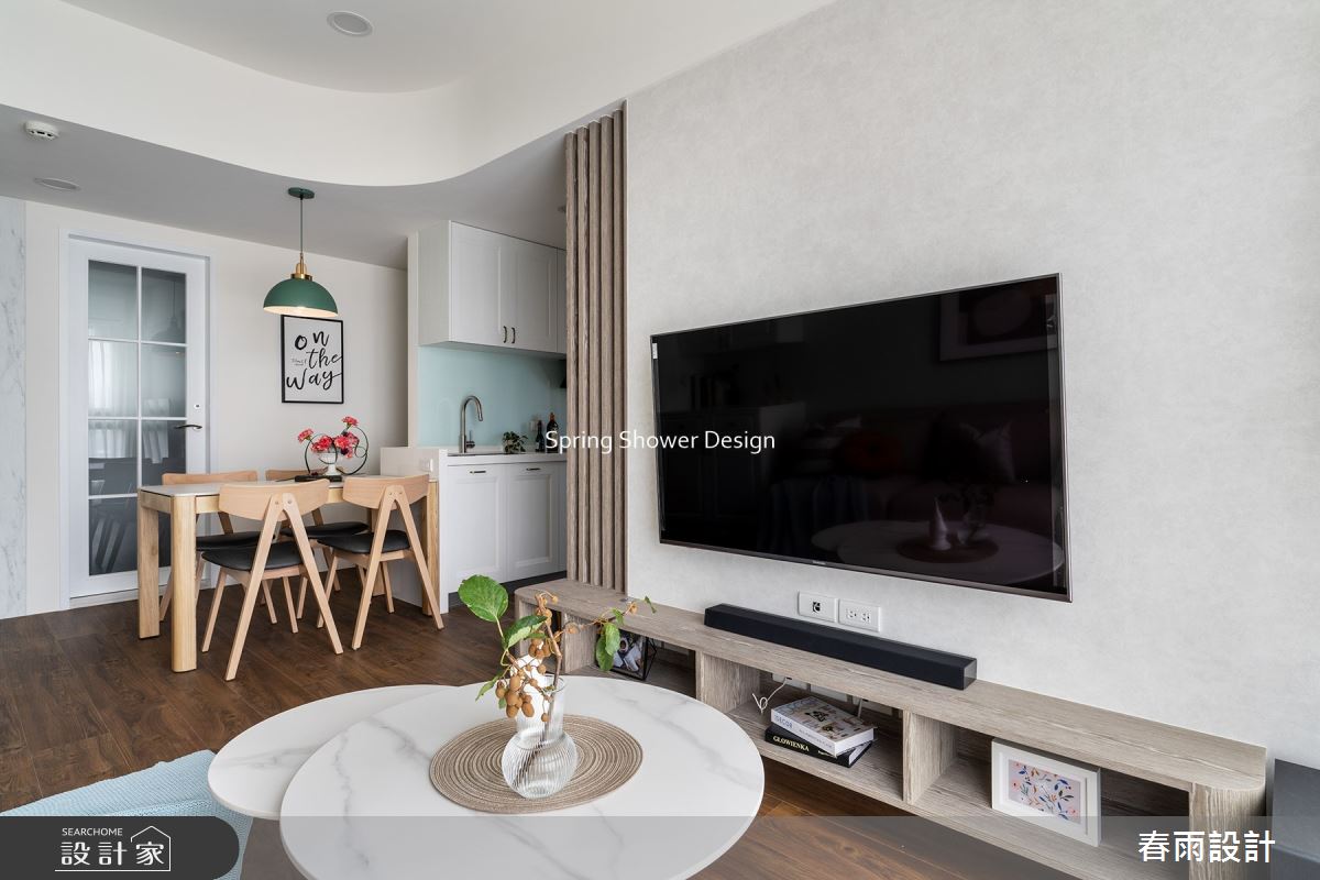 中古屋(5~15年)＿美式風客廳餐廳廚房案例圖片＿春雨設計＿春雨_192 福林國典之14