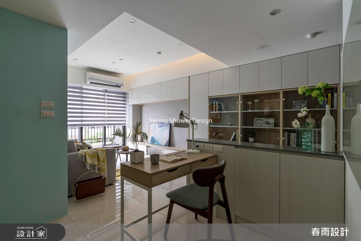新成屋(5年以下)＿北歐風客廳書房工作區案例圖片＿春雨設計＿春雨_193 大清卓越之6