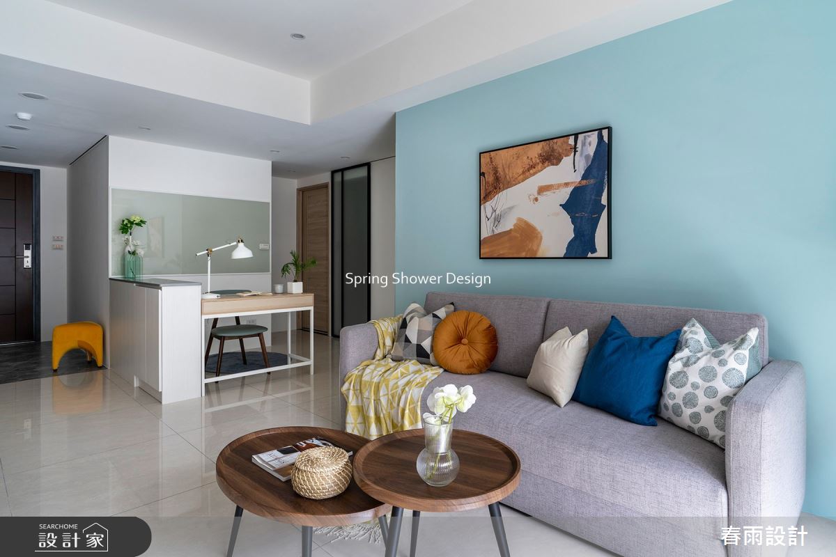 新成屋(5年以下)＿北歐風客廳書房工作區案例圖片＿春雨設計＿春雨_193 大清卓越之11