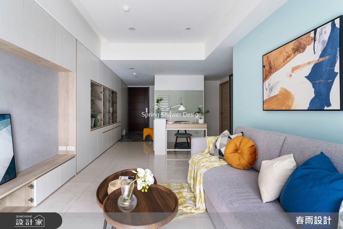 新成屋(5年以下)＿北歐風玄關客廳書房工作區案例圖片＿春雨設計＿春雨_193 大清卓越之12