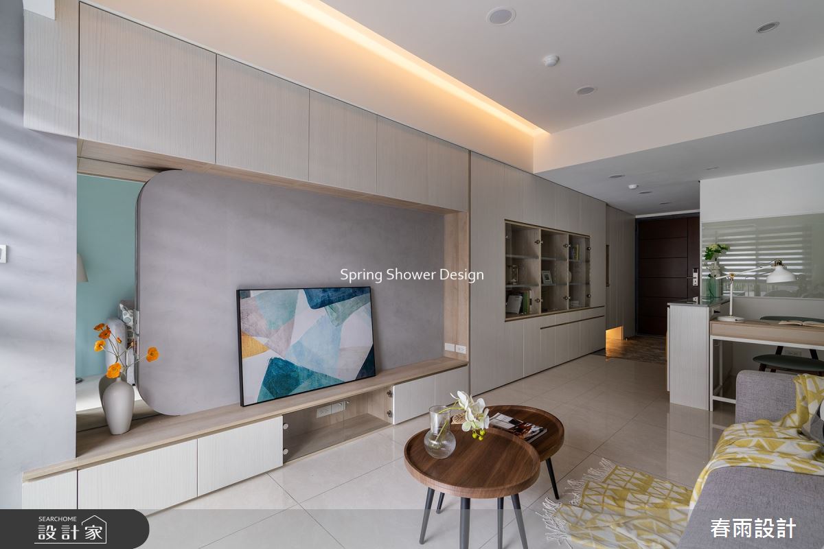 新成屋(5年以下)＿北歐風玄關客廳書房案例圖片＿春雨設計＿春雨_193 大清卓越之13