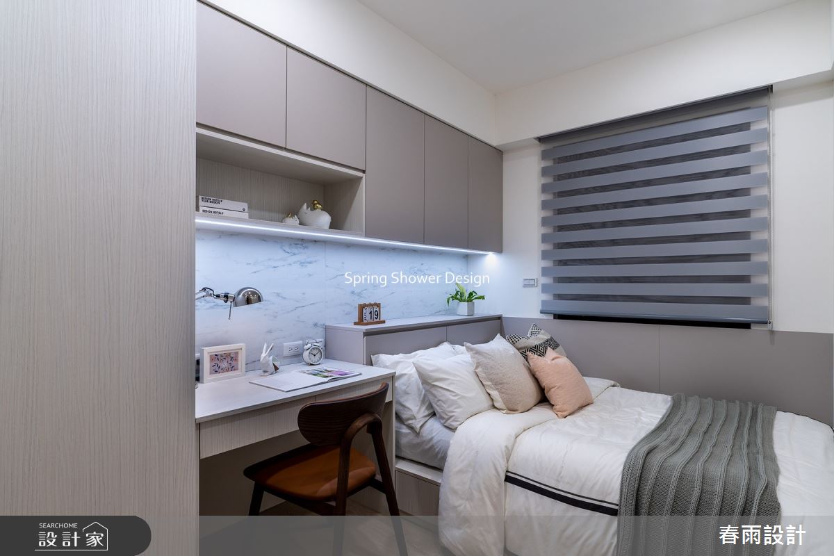 新成屋(5年以下)＿北歐風臥室案例圖片＿春雨設計＿春雨_193 大清卓越之28
