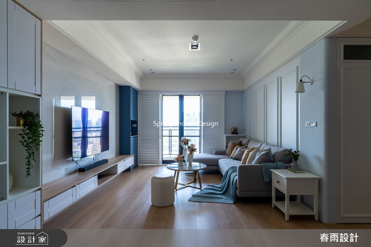 新成屋(5年以下)＿美式風客廳案例圖片＿春雨設計＿春雨_194 台中大境豐藝之3