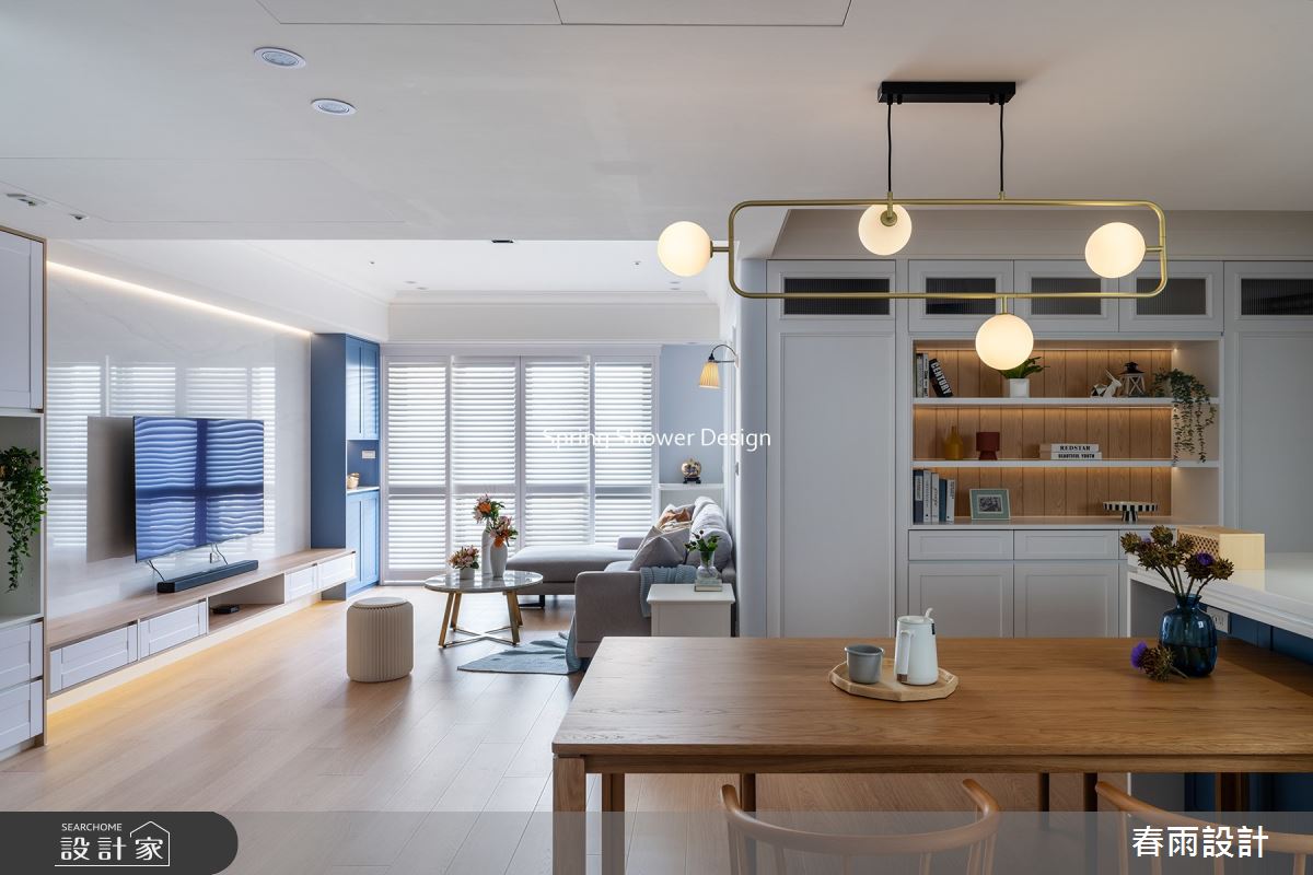 新成屋(5年以下)＿美式風客廳餐廳案例圖片＿春雨設計＿春雨_194 台中大境豐藝之10