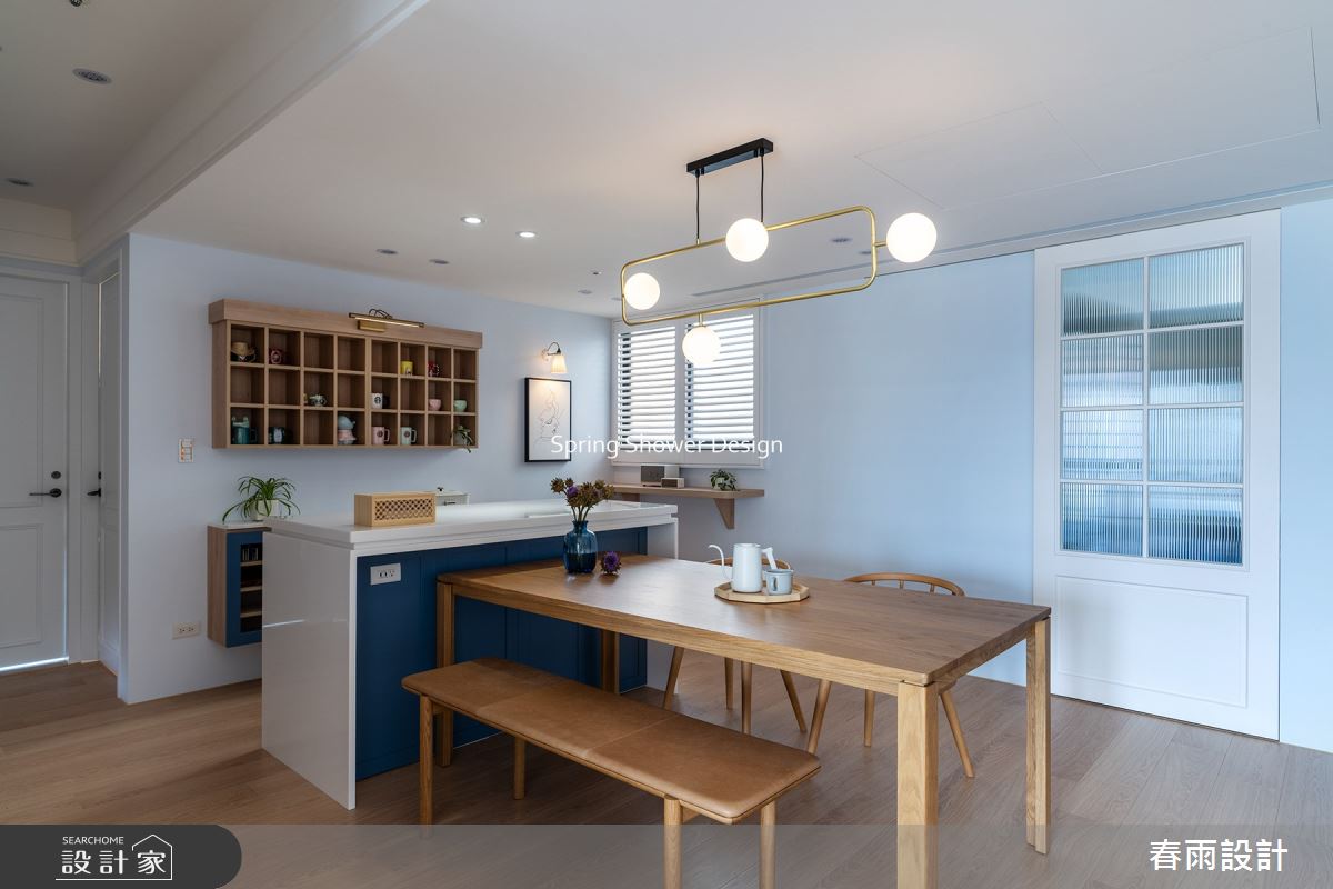 新成屋(5年以下)＿美式風餐廳中島案例圖片＿春雨設計＿春雨_194 台中大境豐藝之14
