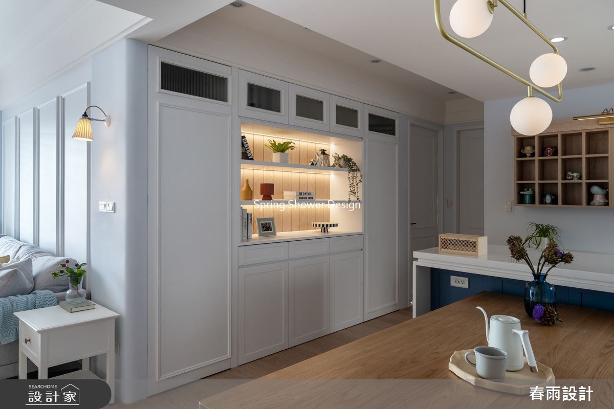 新成屋(5年以下)＿美式風餐廳中島案例圖片＿春雨設計＿春雨_194 台中大境豐藝之15