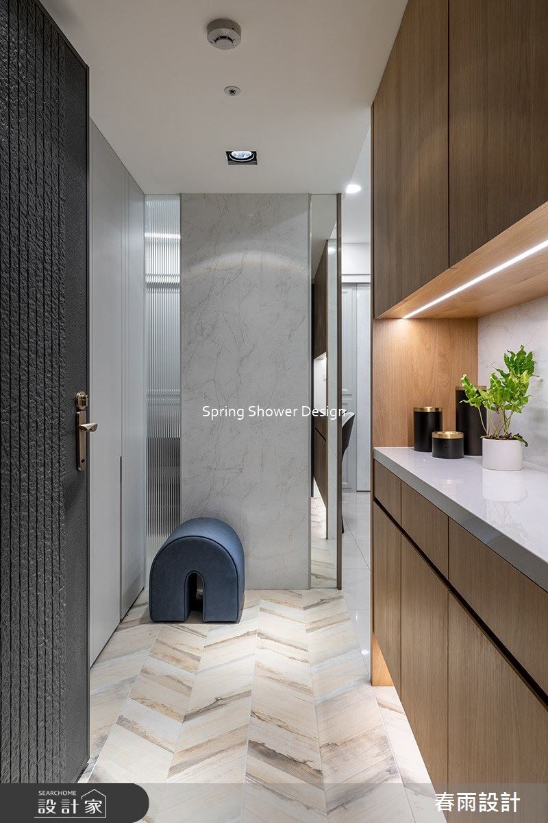 中古屋(5~15年)＿美式風玄關案例圖片＿春雨設計＿春雨_195 杜拜美學之1