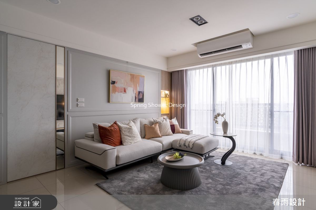 中古屋(5~15年)＿美式風客廳案例圖片＿春雨設計＿春雨_195 杜拜美學之3