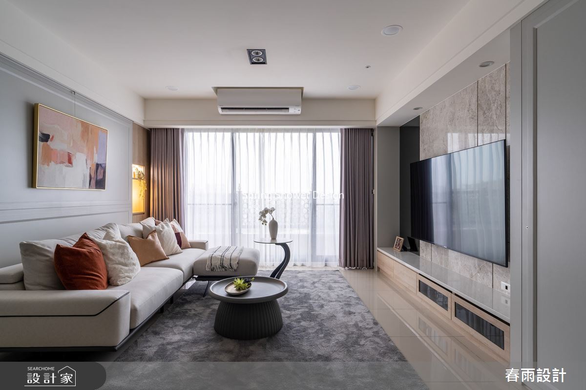 中古屋(5~15年)＿美式風客廳案例圖片＿春雨設計＿春雨_195 杜拜美學之5