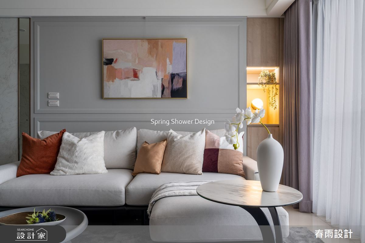 中古屋(5~15年)＿美式風客廳案例圖片＿春雨設計＿春雨_195 杜拜美學之9