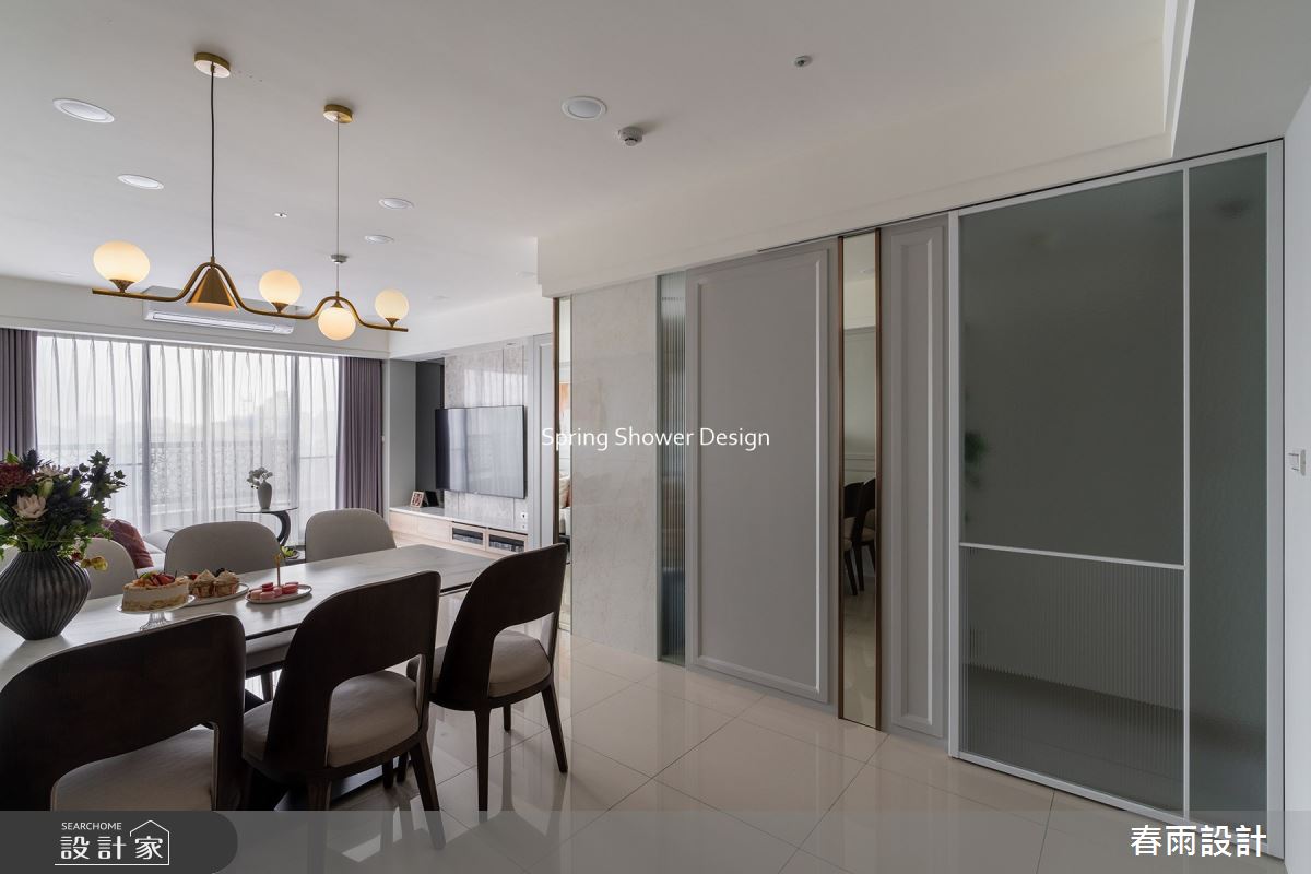 中古屋(5~15年)＿美式風客廳餐廳案例圖片＿春雨設計＿春雨_195 杜拜美學之15