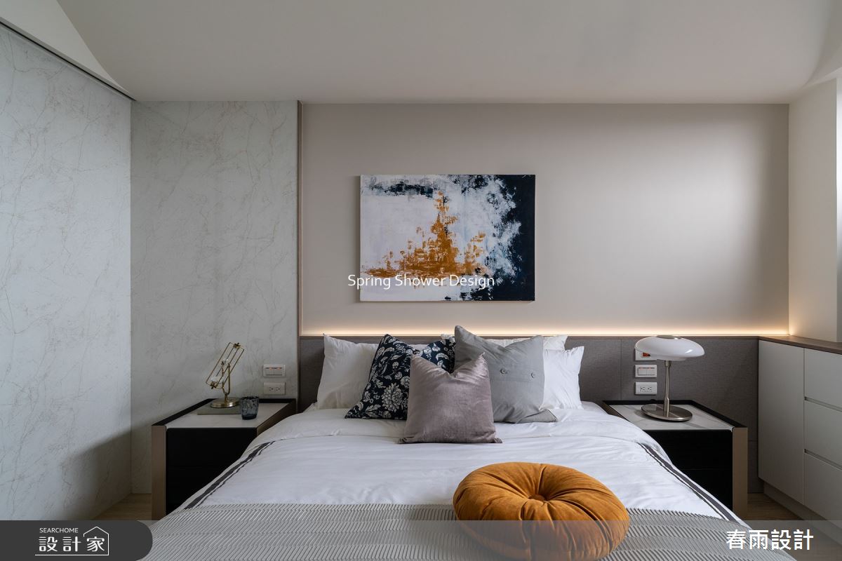 中古屋(5~15年)＿美式風臥室案例圖片＿春雨設計＿春雨_195 杜拜美學之21