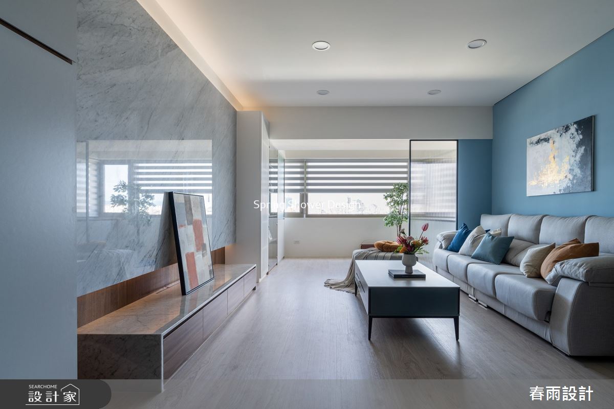 中古屋(5~15年)＿混搭風客廳案例圖片＿春雨設計＿春雨_196 板橋之4