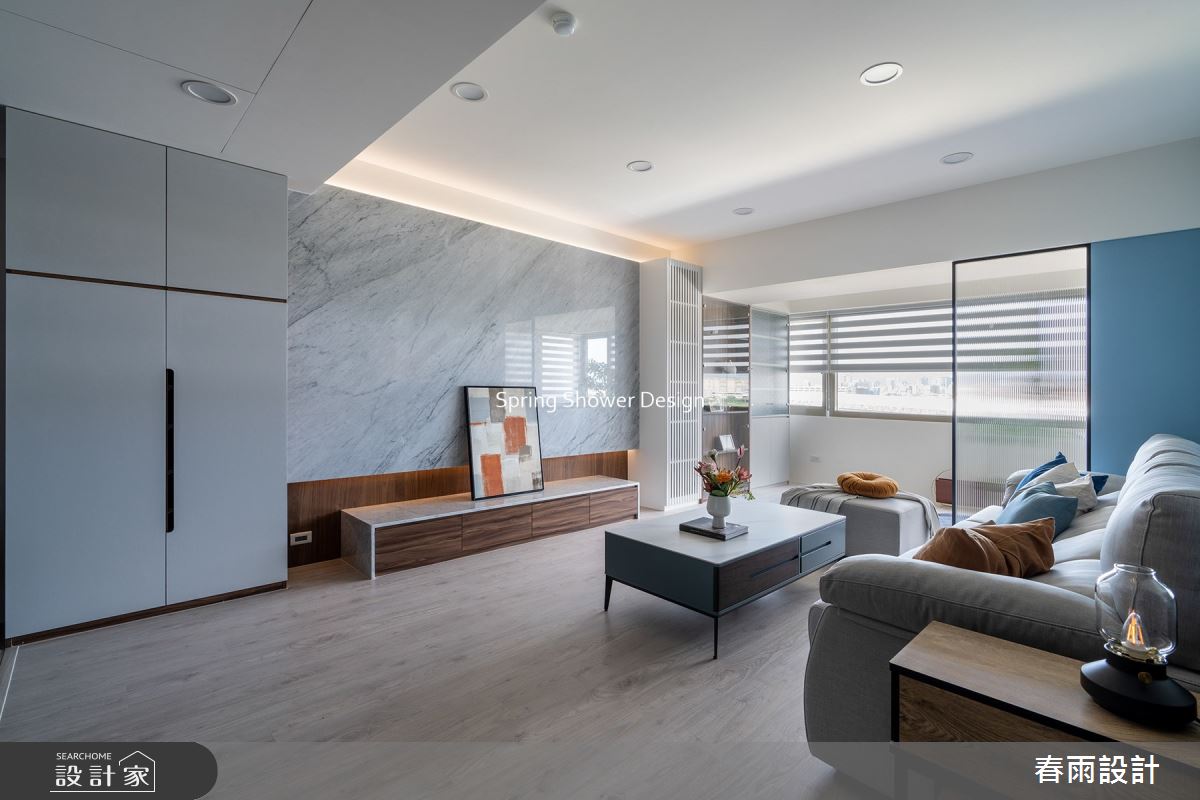 中古屋(5~15年)＿混搭風客廳案例圖片＿春雨設計＿春雨_196 板橋之5