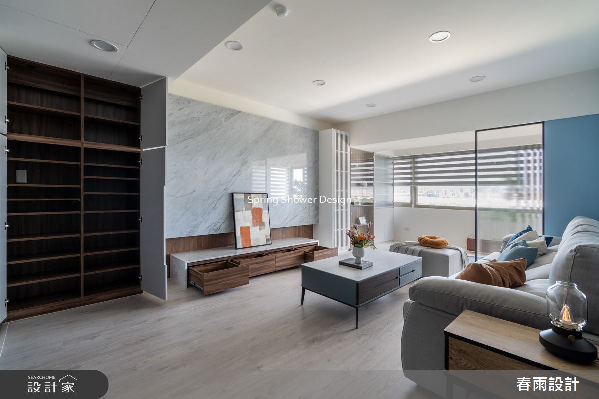 中古屋(5~15年)＿混搭風客廳案例圖片＿春雨設計＿春雨_196 板橋之6