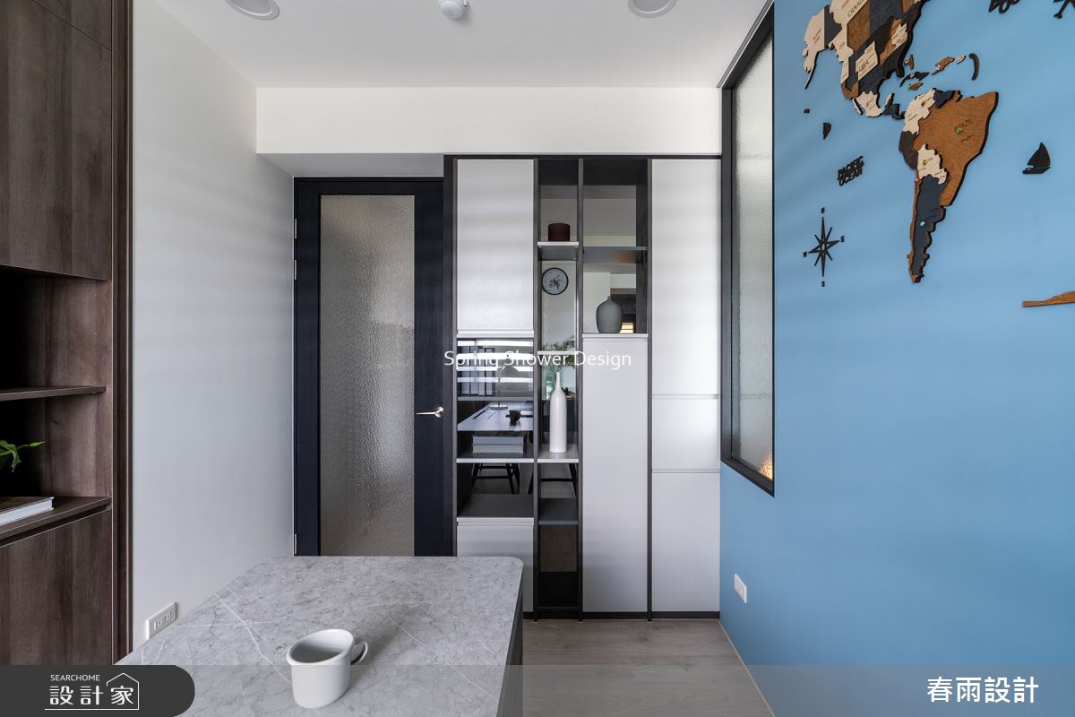 中古屋(5~15年)＿混搭風書房工作區案例圖片＿春雨設計＿春雨_196 板橋之18