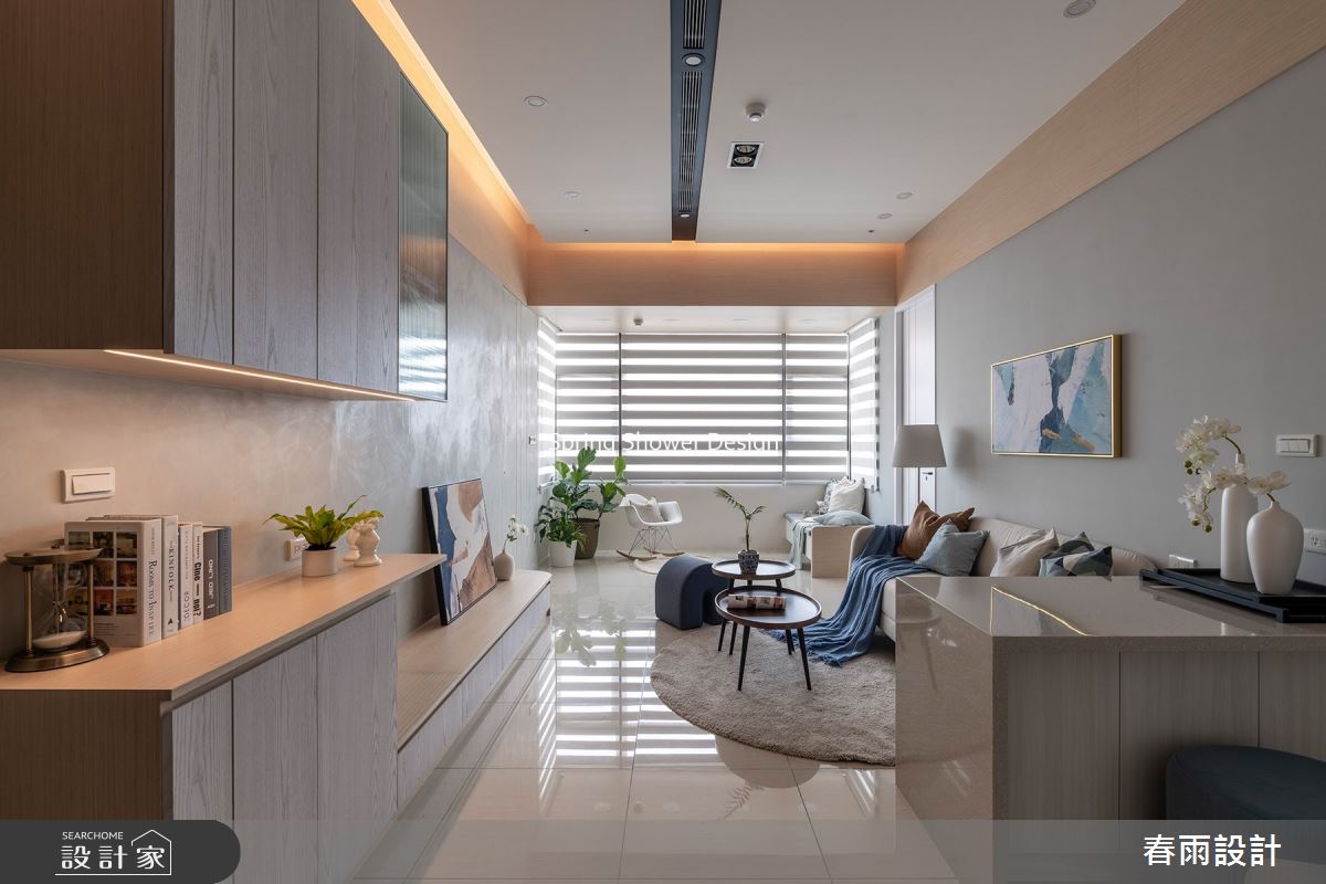 23坪新成屋(5年以下)＿現代風客廳餐廳案例圖片＿春雨設計＿春雨_197 微笑之心之4