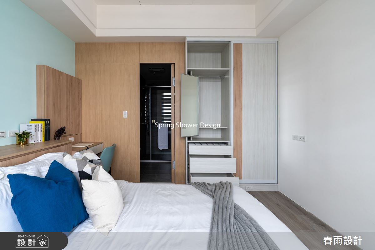23坪新成屋(5年以下)＿現代風臥室案例圖片＿春雨設計＿春雨_197 微笑之心之16