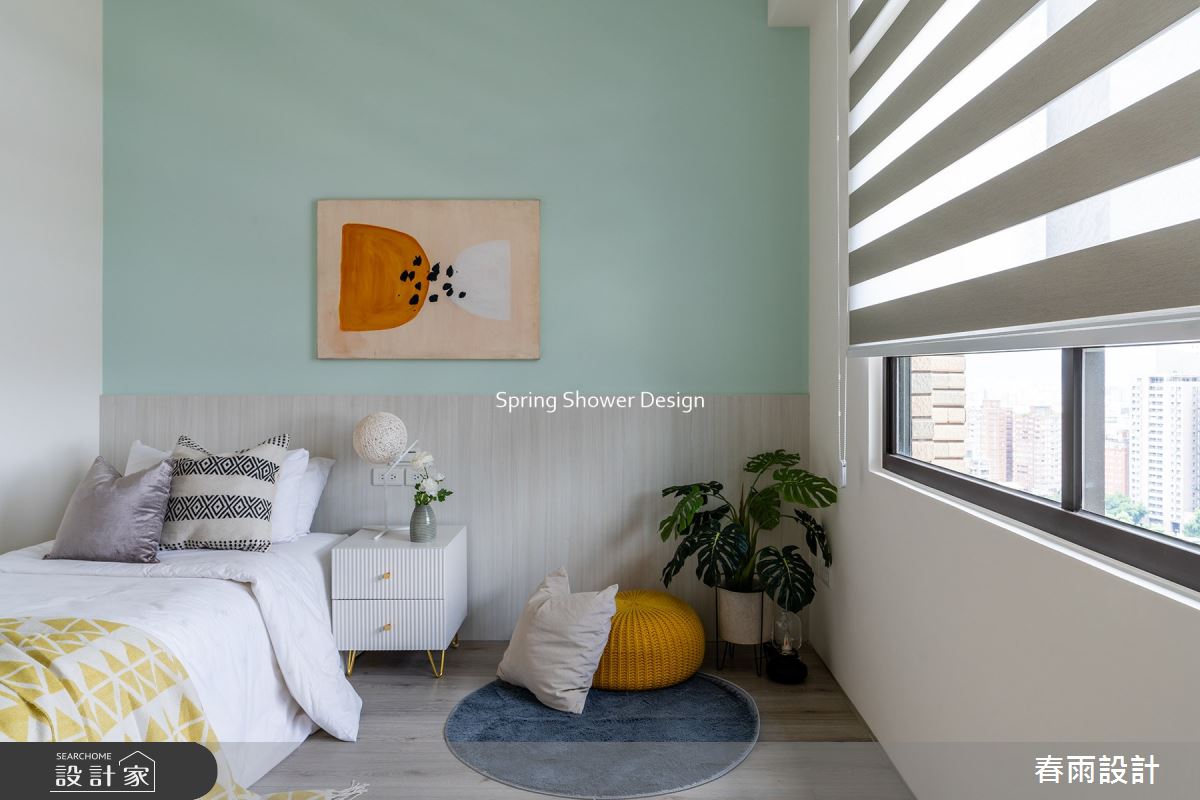 23坪新成屋(5年以下)＿現代風臥室案例圖片＿春雨設計＿春雨_197 微笑之心之20
