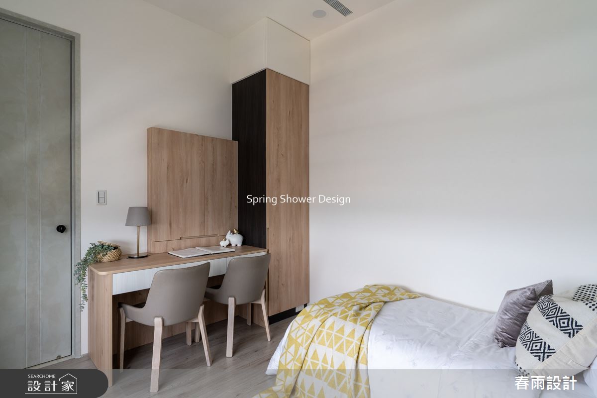 23坪新成屋(5年以下)＿現代風臥室案例圖片＿春雨設計＿春雨_197 微笑之心之21