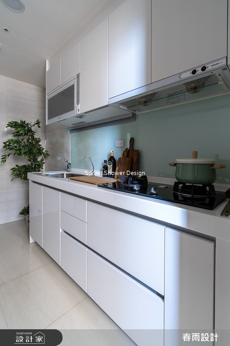 23坪新成屋(5年以下)＿現代風廚房案例圖片＿春雨設計＿春雨_197 微笑之心之8