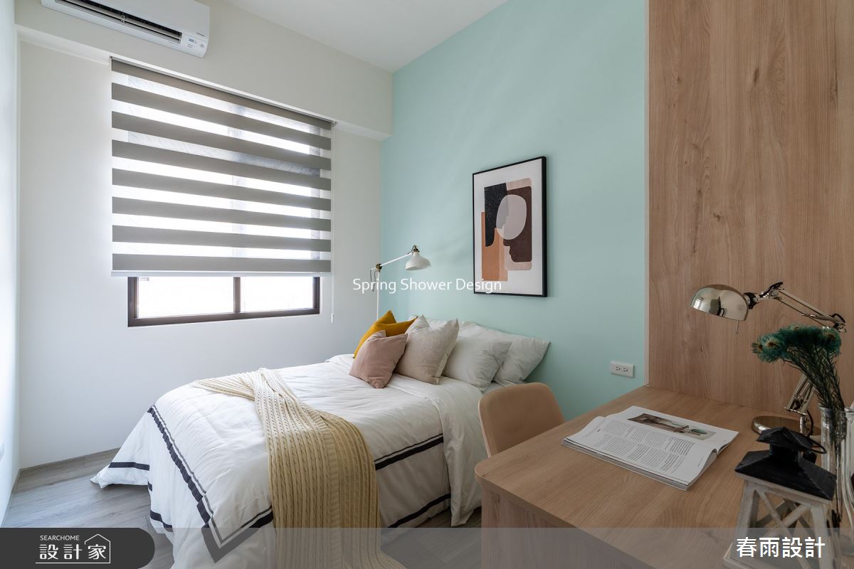 23坪新成屋(5年以下)＿現代風臥室案例圖片＿春雨設計＿春雨_197 微笑之心之22