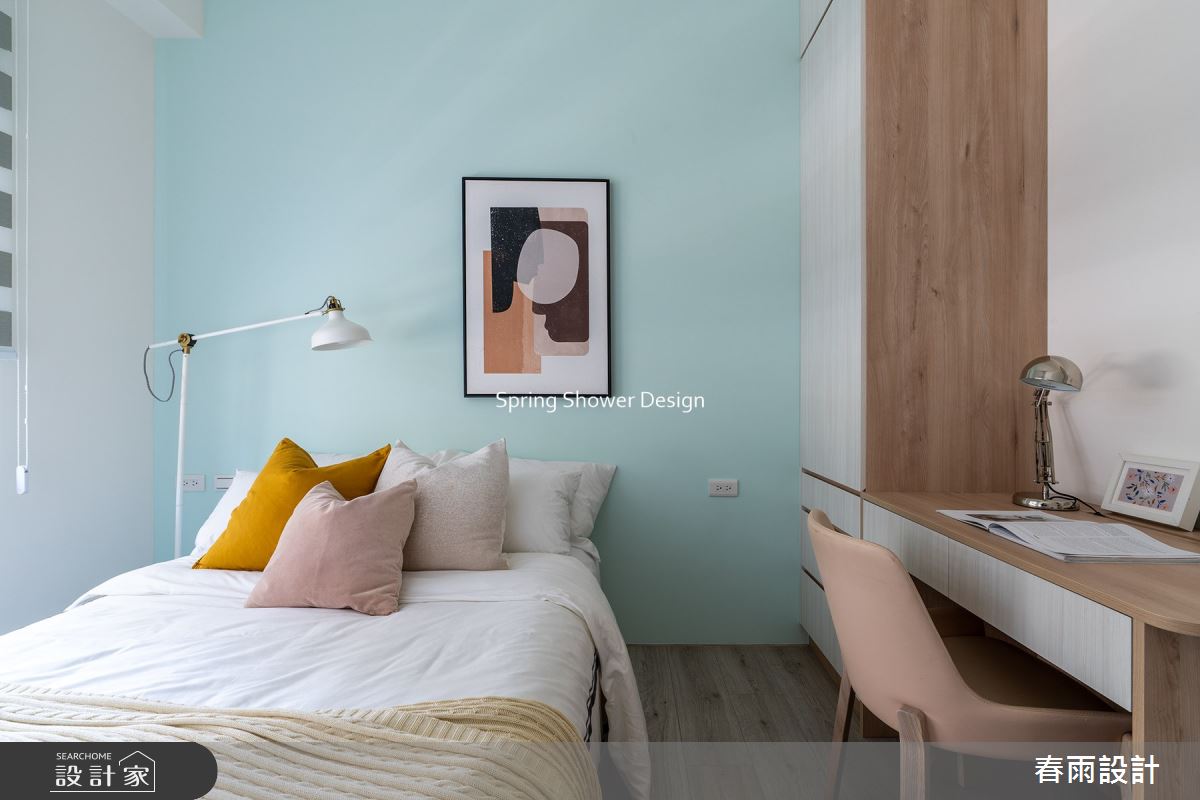 23坪新成屋(5年以下)＿現代風臥室案例圖片＿春雨設計＿春雨_197 微笑之心之23