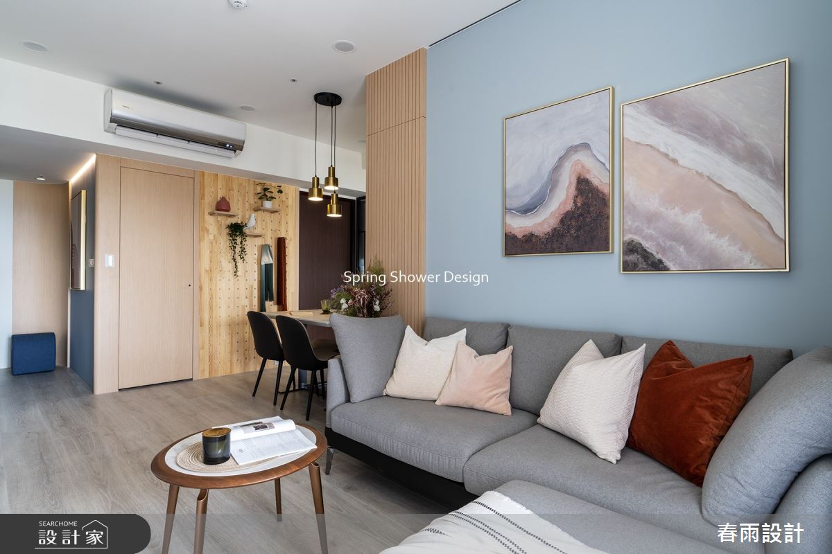 新成屋(5年以下)＿現代風玄關客廳餐廳案例圖片＿春雨設計＿春雨_198 新月天地之13