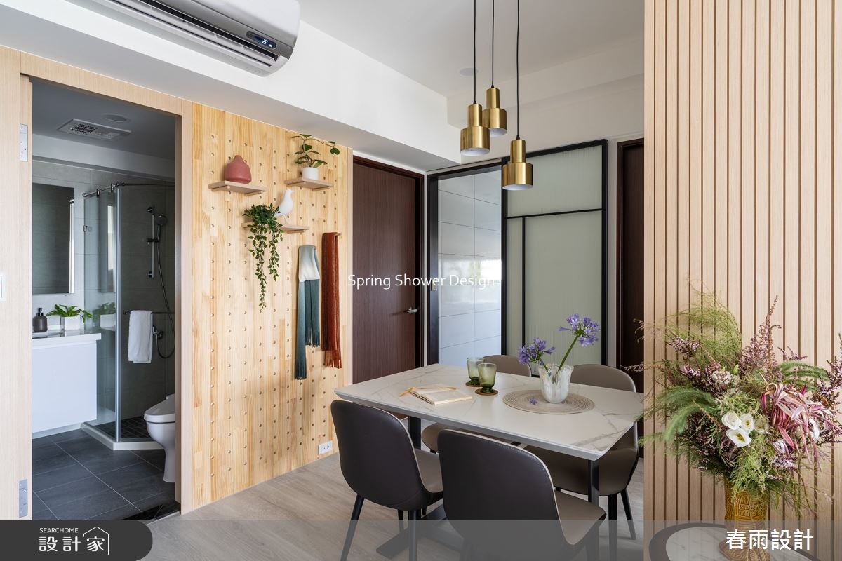 新成屋(5年以下)＿現代風餐廳浴室案例圖片＿春雨設計＿春雨_198 新月天地之16
