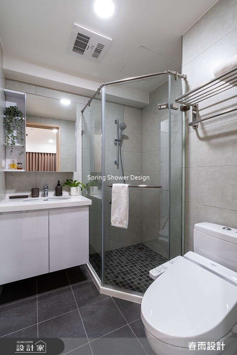 新成屋(5年以下)＿現代風浴室案例圖片＿春雨設計＿春雨_198 新月天地之17