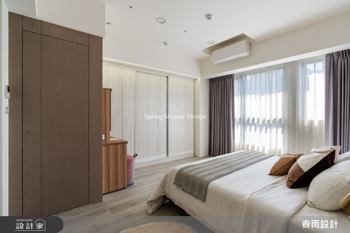 新成屋(5年以下)＿北歐風臥室案例圖片＿春雨設計＿春雨_199 甲子園之17