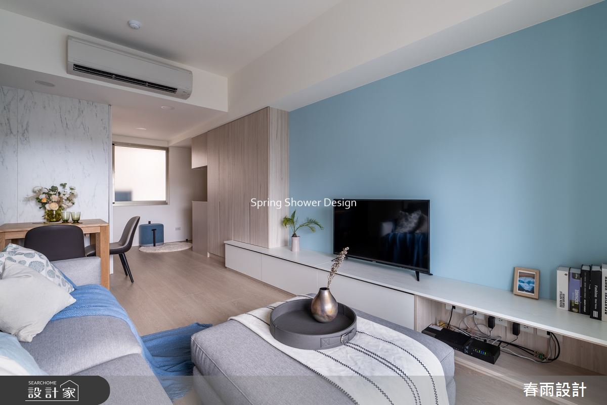 新成屋(5年以下)＿北歐風客廳案例圖片＿春雨設計＿春雨_200 辛亥路之6