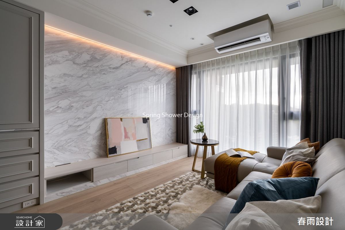新成屋(5年以下)＿現代風客廳案例圖片＿春雨設計＿春雨_201 南方莊園2之6