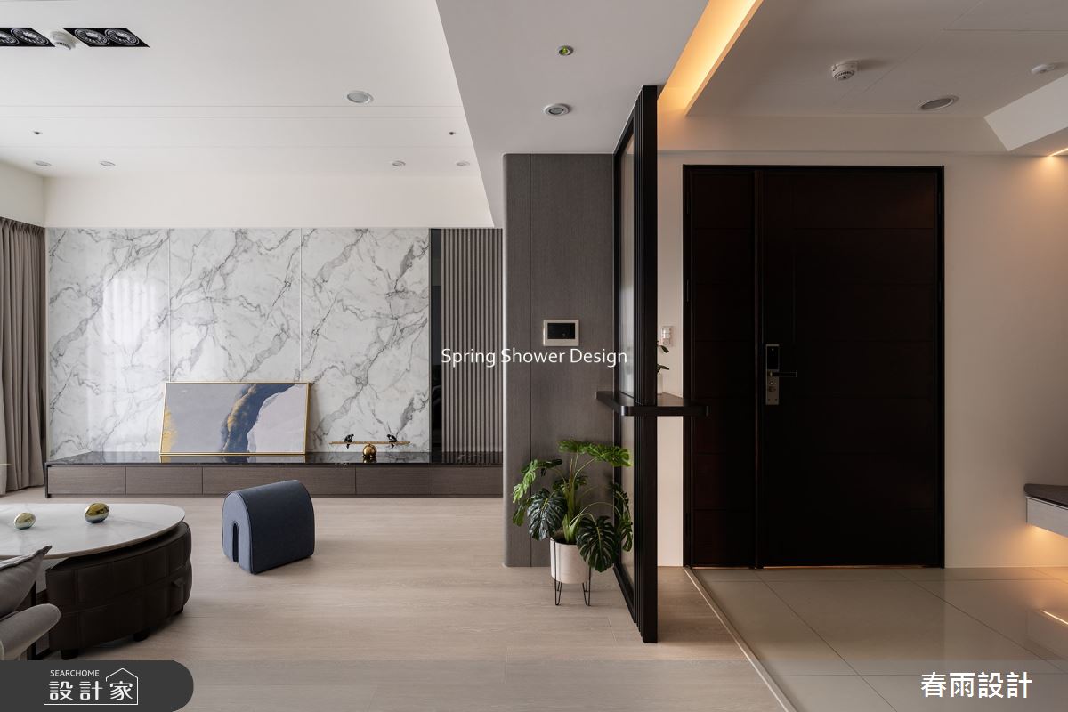 新成屋(5年以下)＿現代風玄關客廳案例圖片＿春雨設計＿春雨_202 長虹天際之4