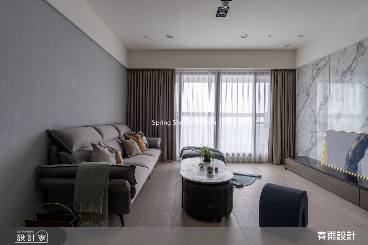 新成屋(5年以下)＿現代風客廳案例圖片＿春雨設計＿春雨_202 長虹天際之5