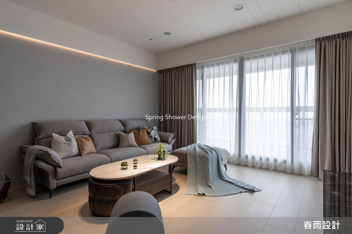 新成屋(5年以下)＿現代風客廳案例圖片＿春雨設計＿春雨_202 長虹天際之6
