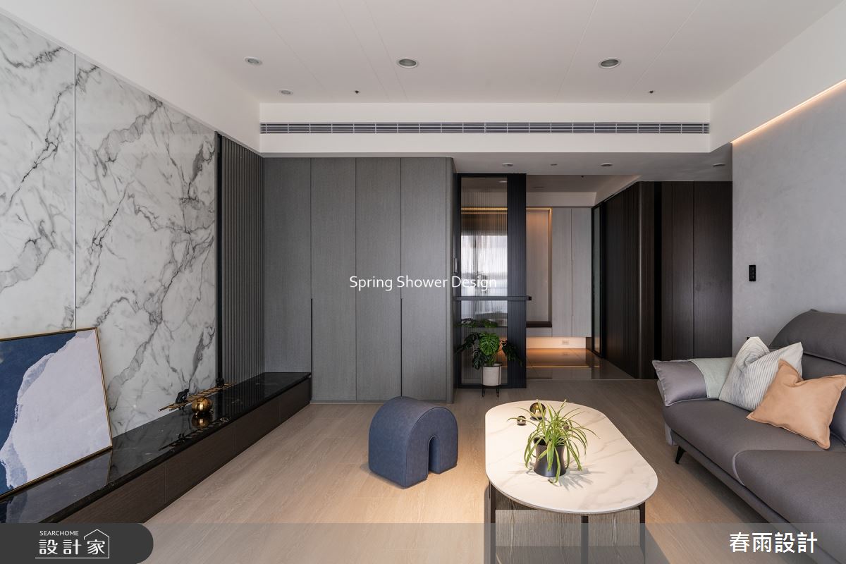 新成屋(5年以下)＿現代風玄關客廳案例圖片＿春雨設計＿春雨_202 長虹天際之8