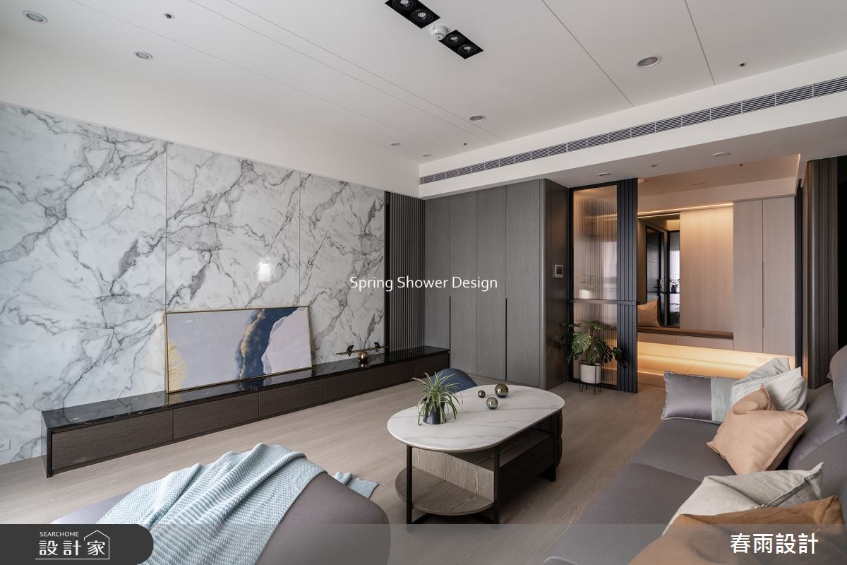 新成屋(5年以下)＿現代風玄關客廳案例圖片＿春雨設計＿春雨_202 長虹天際之9