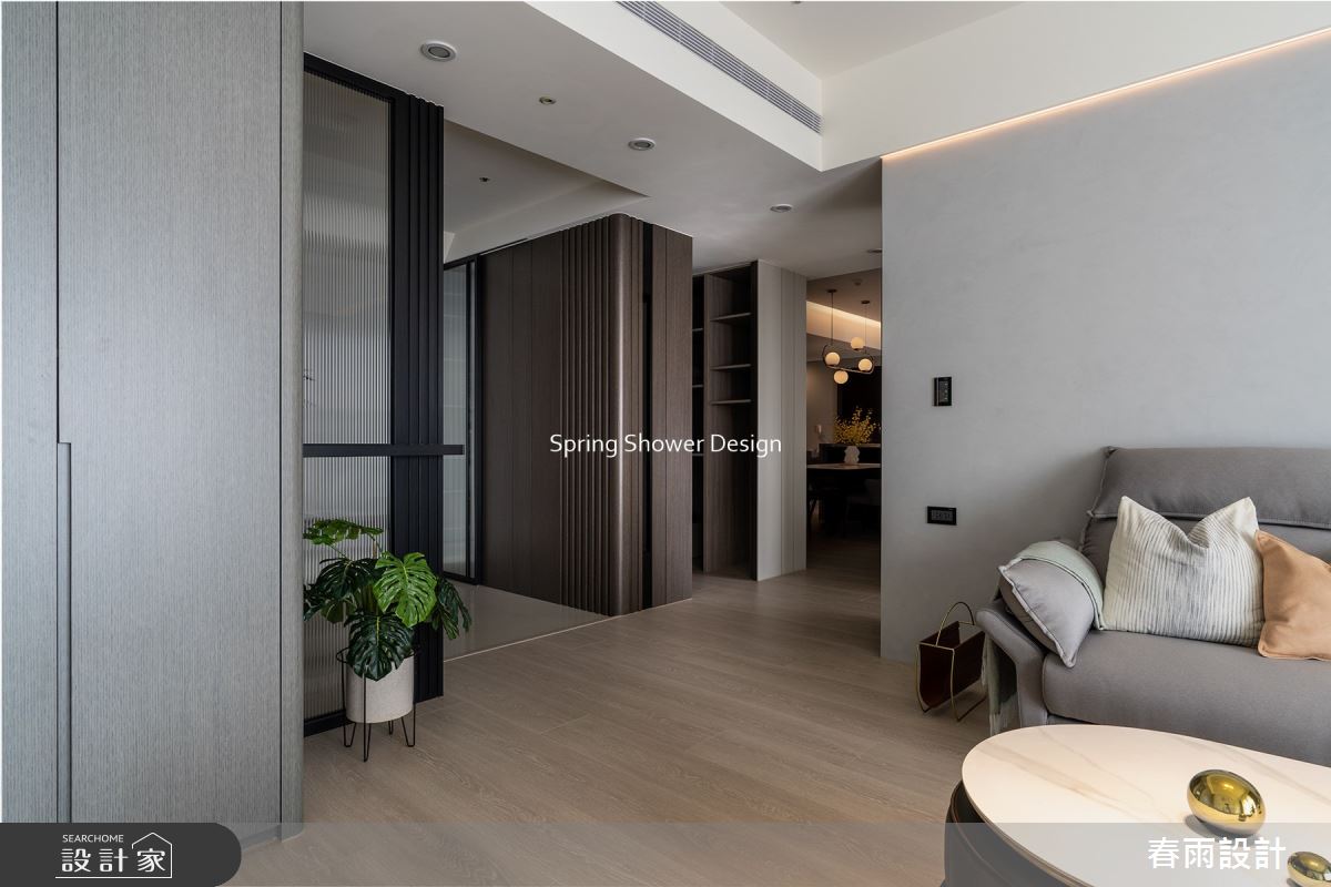 新成屋(5年以下)＿現代風玄關客廳案例圖片＿春雨設計＿春雨_202 長虹天際之12