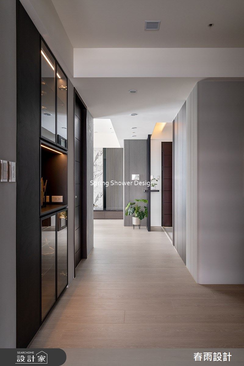 新成屋(5年以下)＿現代風走廊案例圖片＿春雨設計＿春雨_202 長虹天際之14