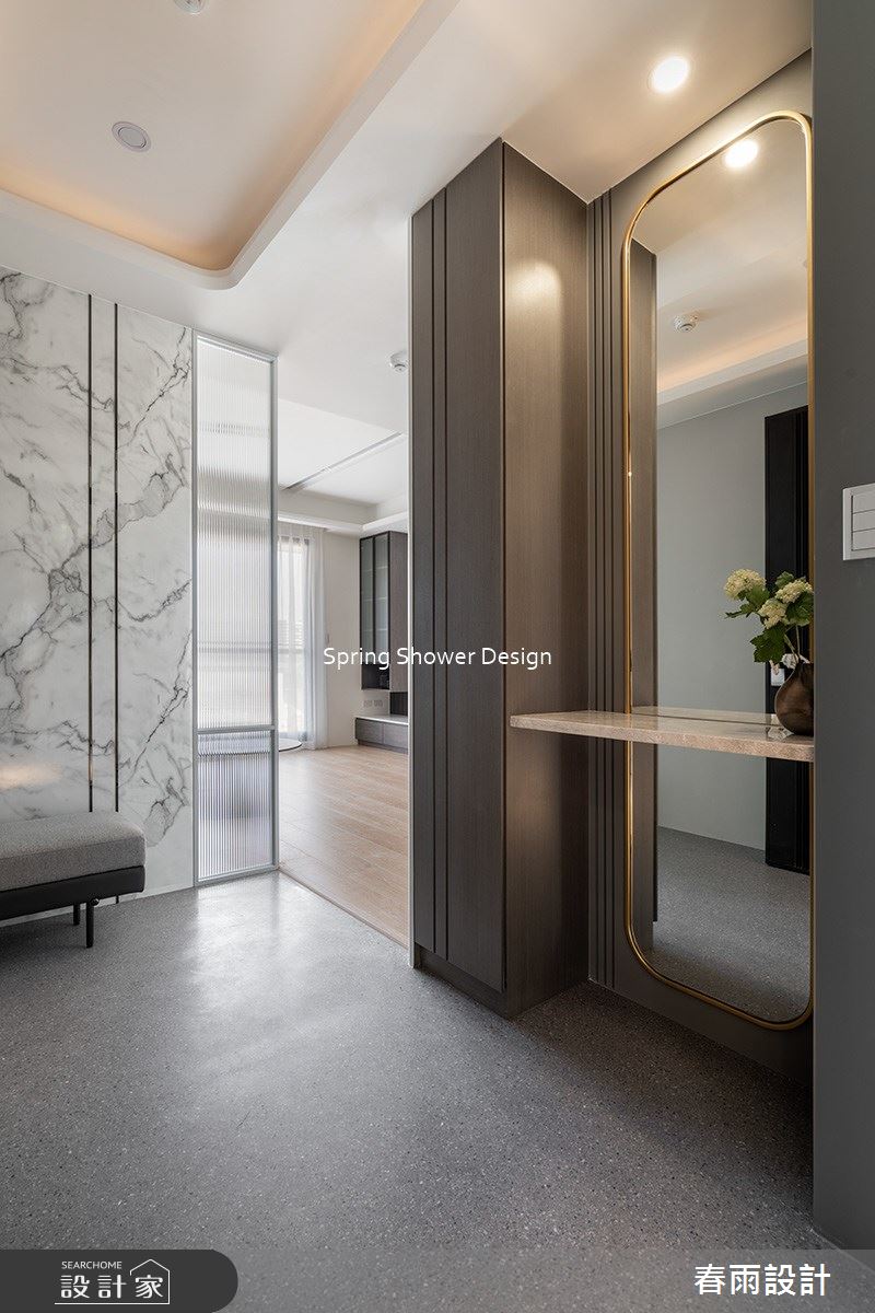 新成屋(5年以下)＿現代風玄關案例圖片＿春雨設計＿春雨_203 青埔hello棧之1