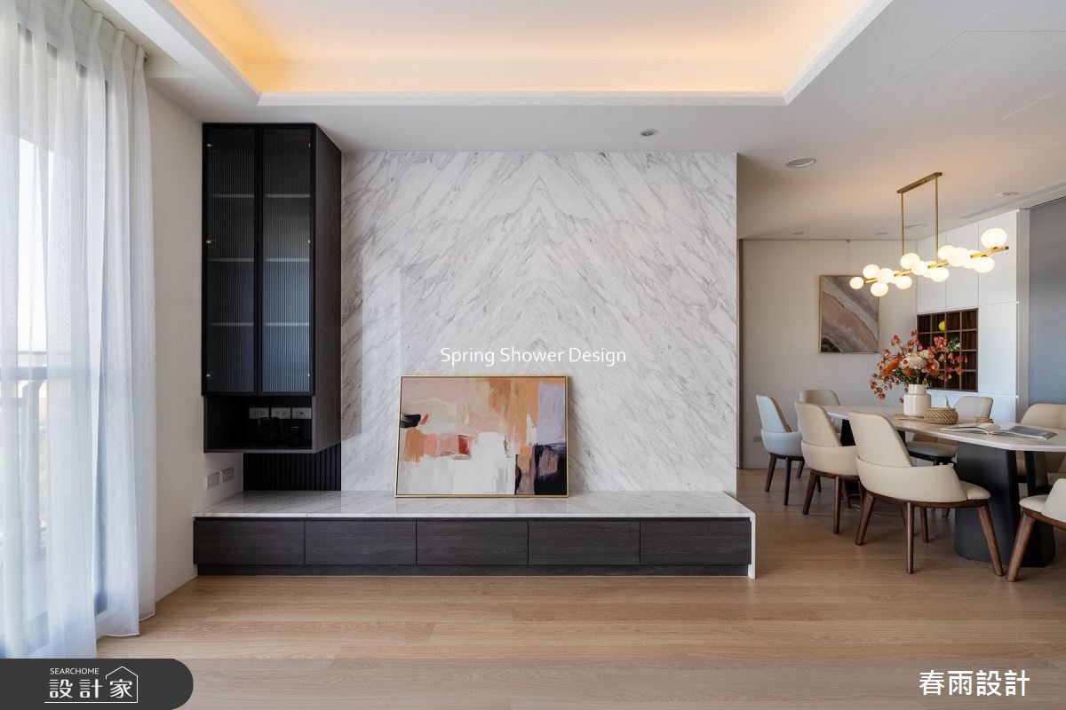 新成屋(5年以下)＿現代風客廳餐廳案例圖片＿春雨設計＿春雨_203 青埔hello棧之6