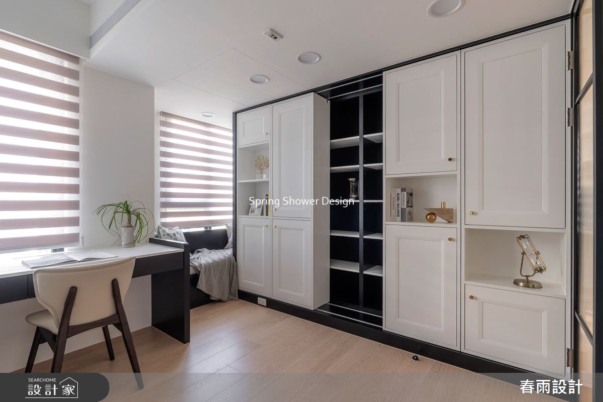 新成屋(5年以下)＿現代風書房工作區臥榻案例圖片＿春雨設計＿春雨_203 青埔hello棧之20