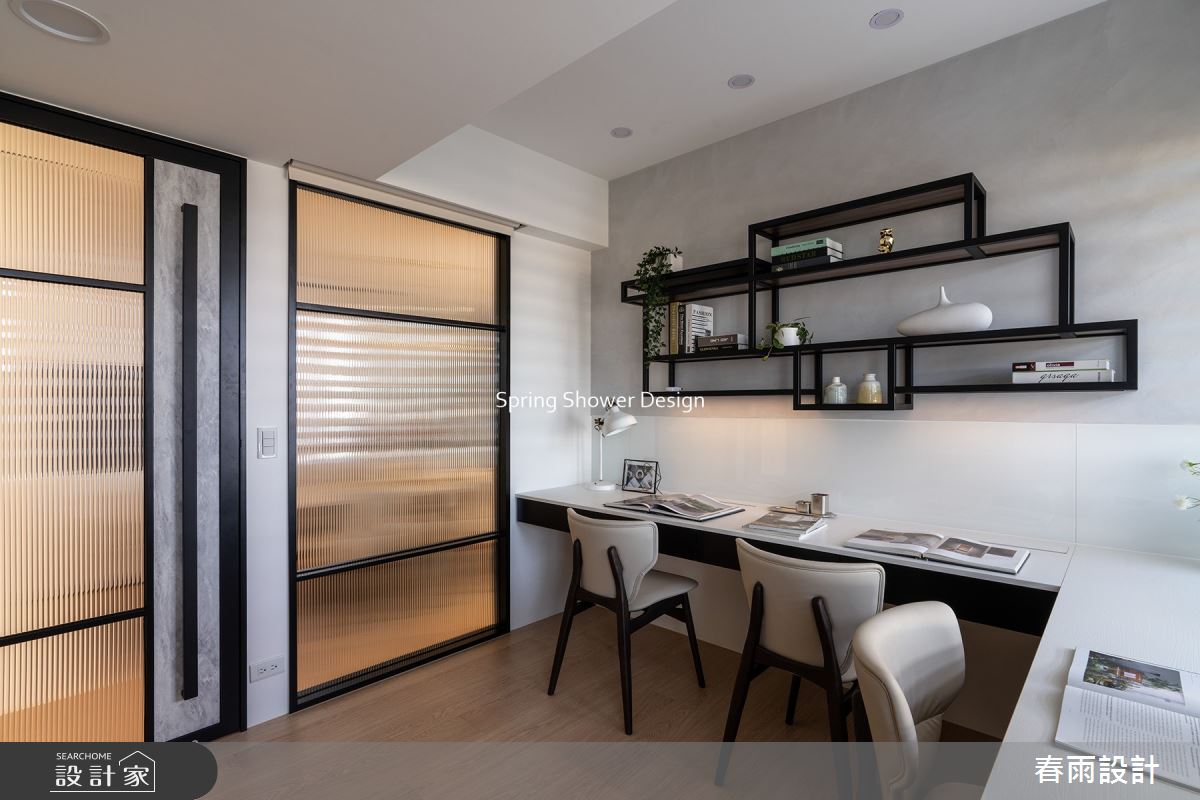 新成屋(5年以下)＿現代風書房工作區案例圖片＿春雨設計＿春雨_203 青埔hello棧之22