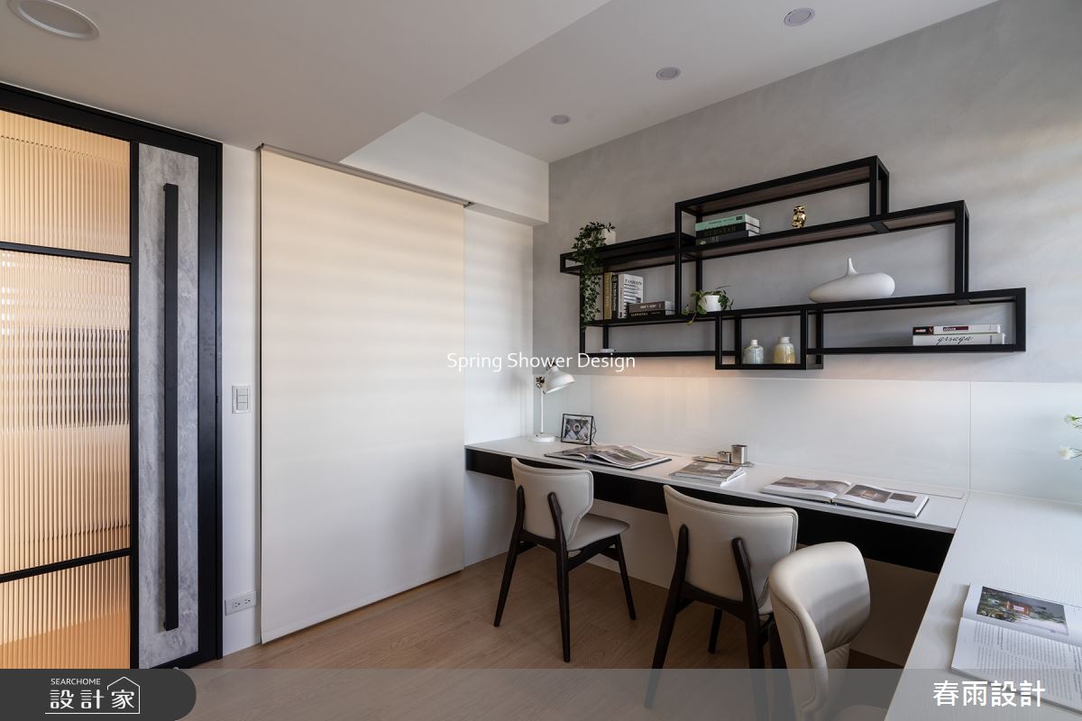 新成屋(5年以下)＿現代風書房工作區案例圖片＿春雨設計＿春雨_203 青埔hello棧之23